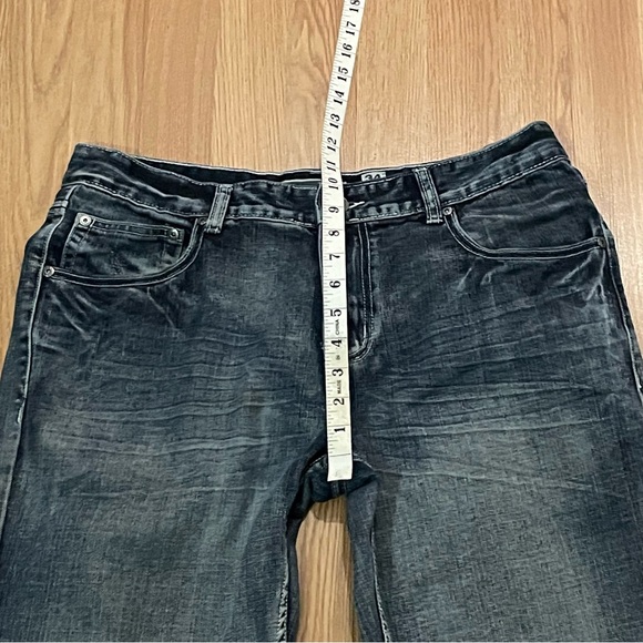 Inc International Concepts Jeans Mens 34x30 Barcelona Relaxed Fit Dark Gray - Picture 9 of 15